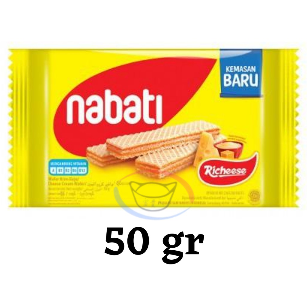 

Nabati Richeese - Wafer Krim Keju - 50 gr