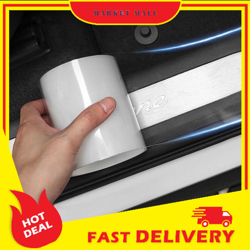 Stiker Pelindung Strip Transparan Universal Anti Goresan Pintu Kaca Spion Handle Bumper Bagasi Pedal Mobil Car Scratchproof Tape 3 m SEAMETAL - 7RRS4ATP