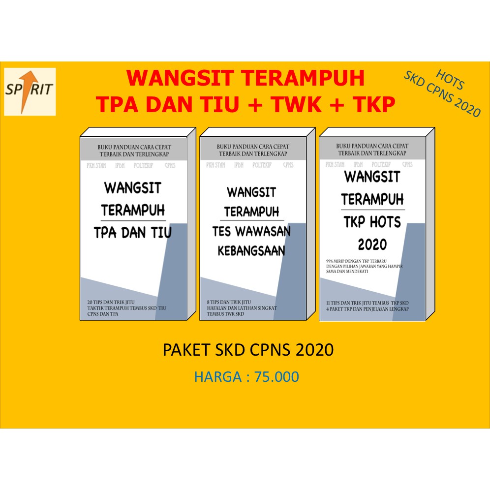 Paket Buku Tes Skd Cpns Asn 2020 Hots Shopee Indonesia