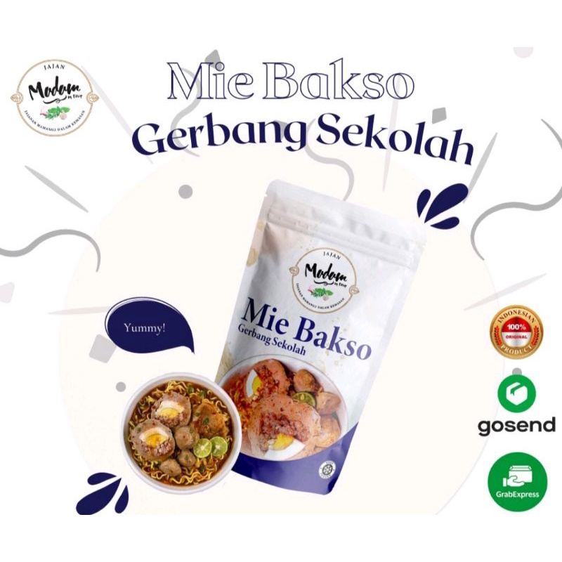 READY  MIE BAKSO GERBANG SEKOLAH BY JAJAN MADAM/BAKSO/JAJAN MADAM/FITROP/FROZE  FOOD