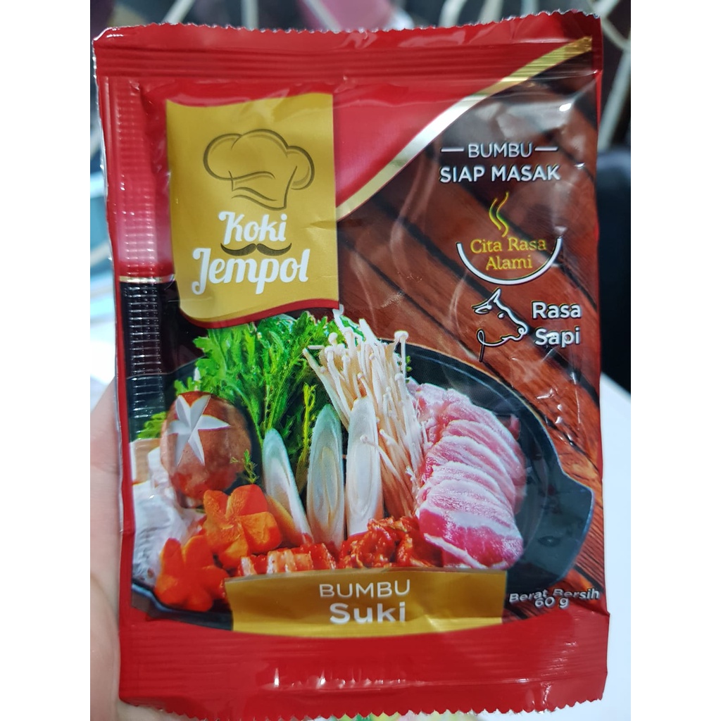 

Bumbu Suki 60gr KOKI JEMPOL Sachet Halal