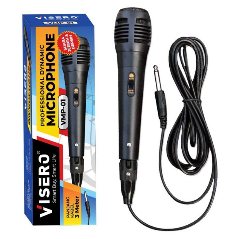 Microphone VISERO MIC Kabel 3M VMP-01 Suara Jernih