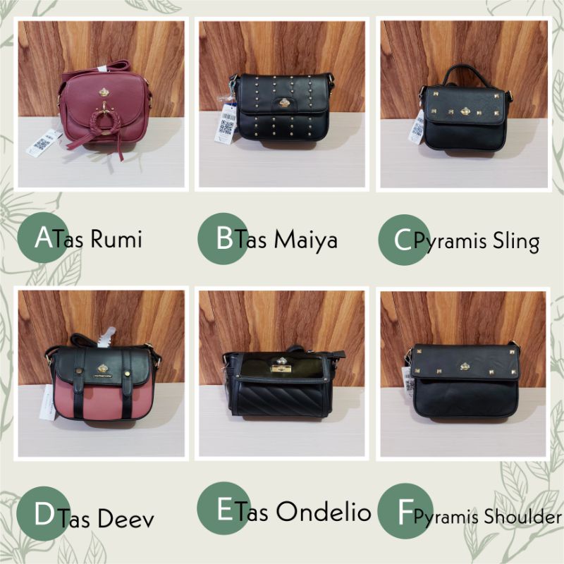 TAS RUMI MAIYA PYRAMIS SLING SHOULDER DEEV ONDELIO SAS SOPHIE MARTIN & BRUNBRUN PARIS BY JEAWENN