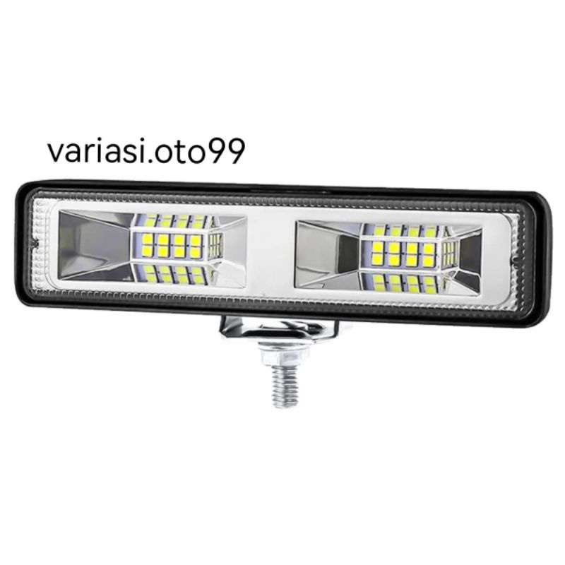 Lampu Tembak Sorot LED 16 Titik Mata CWL 48 Watt Cree 48W Lampu Motor Mobil Bahan Aluminum 12V&amp;24V Work Light Bar 48W