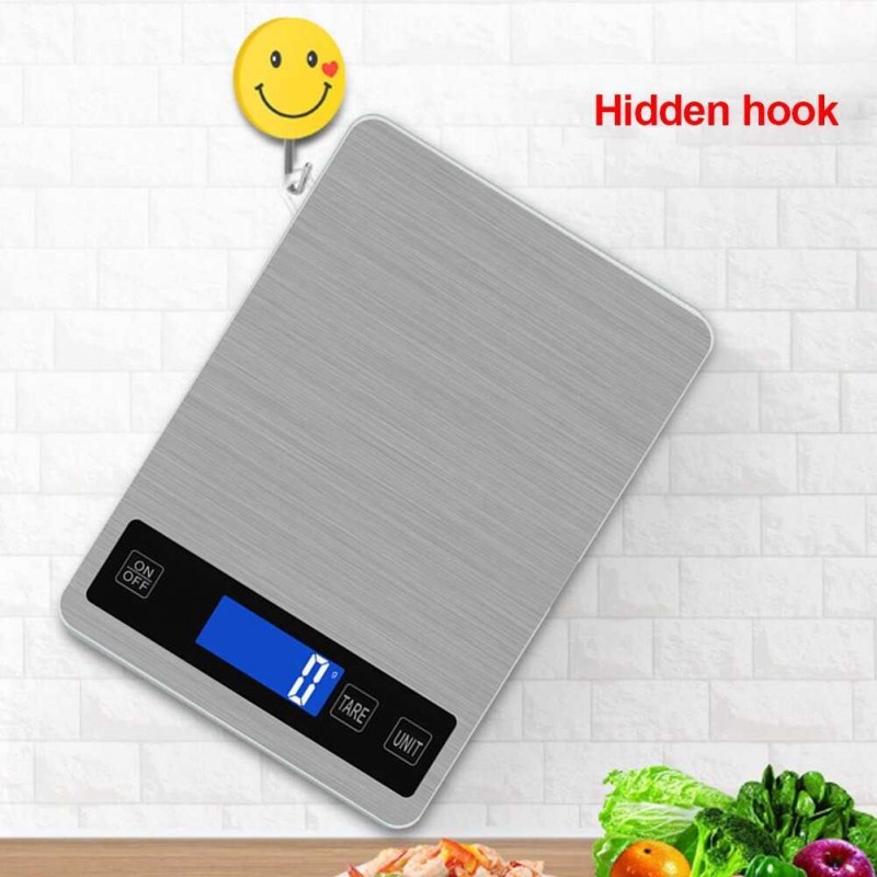 Timbangan Dapur Makanan Digital Kitchen Scale USB Rechargeable 15Kg