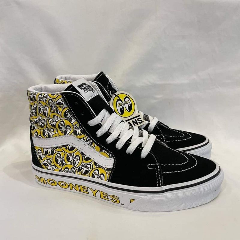 VANS SK8 HI x MOONEYES BLACK YELLOW