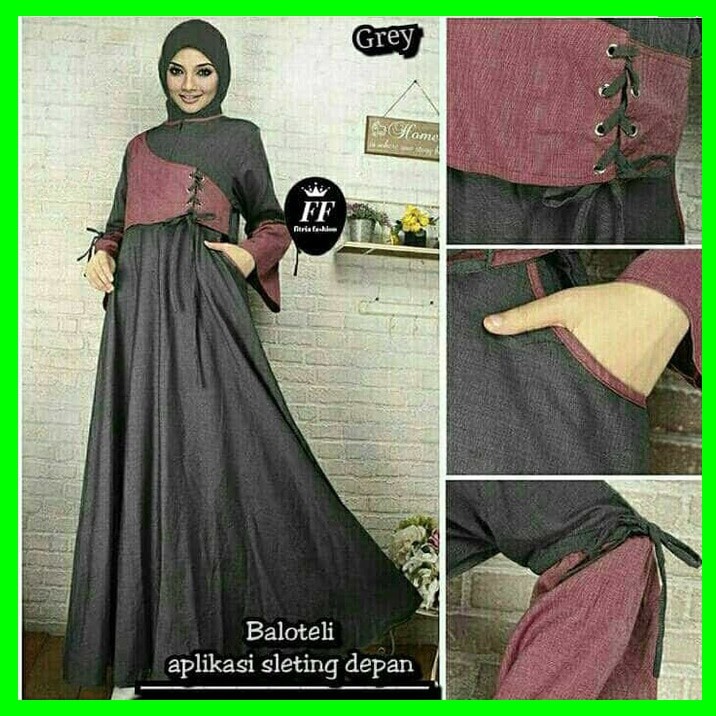 GAMIS SYARI ANNAJAH CAPUCCINO 900GR 110 140 ALLSIZE GAMIS SYARI BUSUI CADAR CREPE HQ POLOS MURAH I.