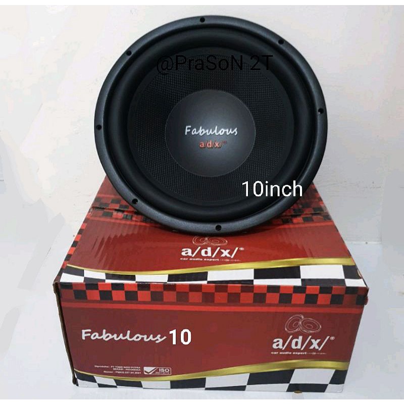 Subwoofer Adx Fabulous 10inch Doublecoil