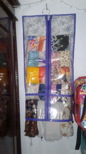 [bisa Cod] Promo Murah Meriah !!!! Paket 3in1 Rak Gantung Motif Bunga Non Resteling Kualitas Terbaik