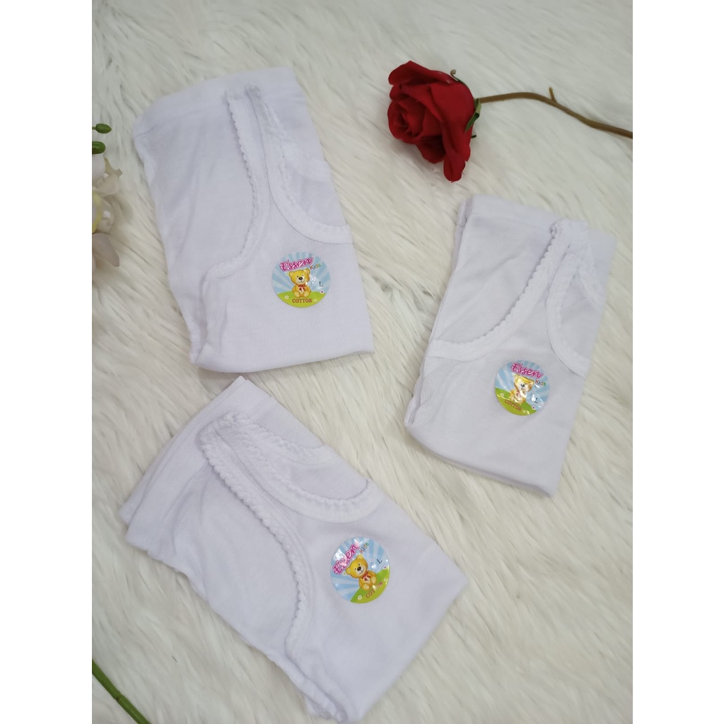 Singlet Bayi Kaos Dalam Anak / Baju Singlet Kaos Dalam Anak Bayi Motif Dan Polos/Essen Kids511-5