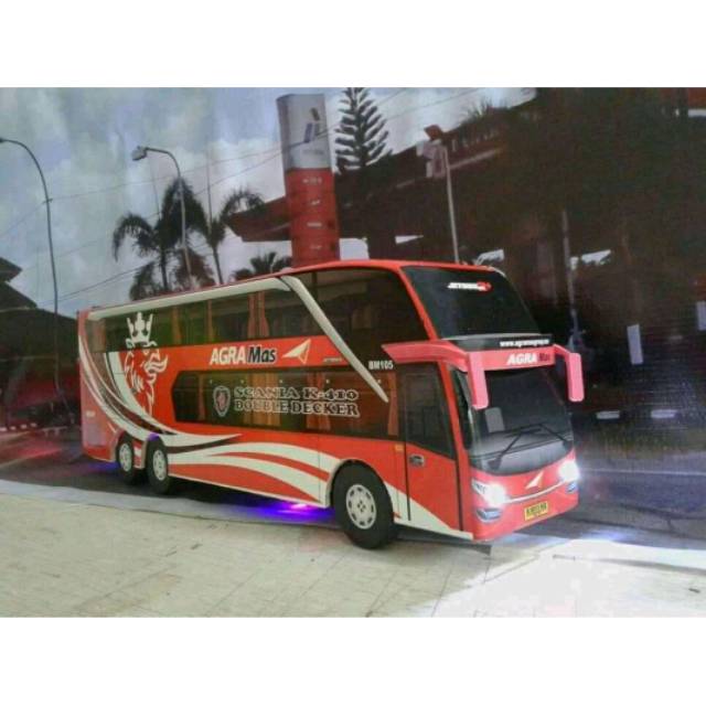 Miniatur bus KECIL agra mas