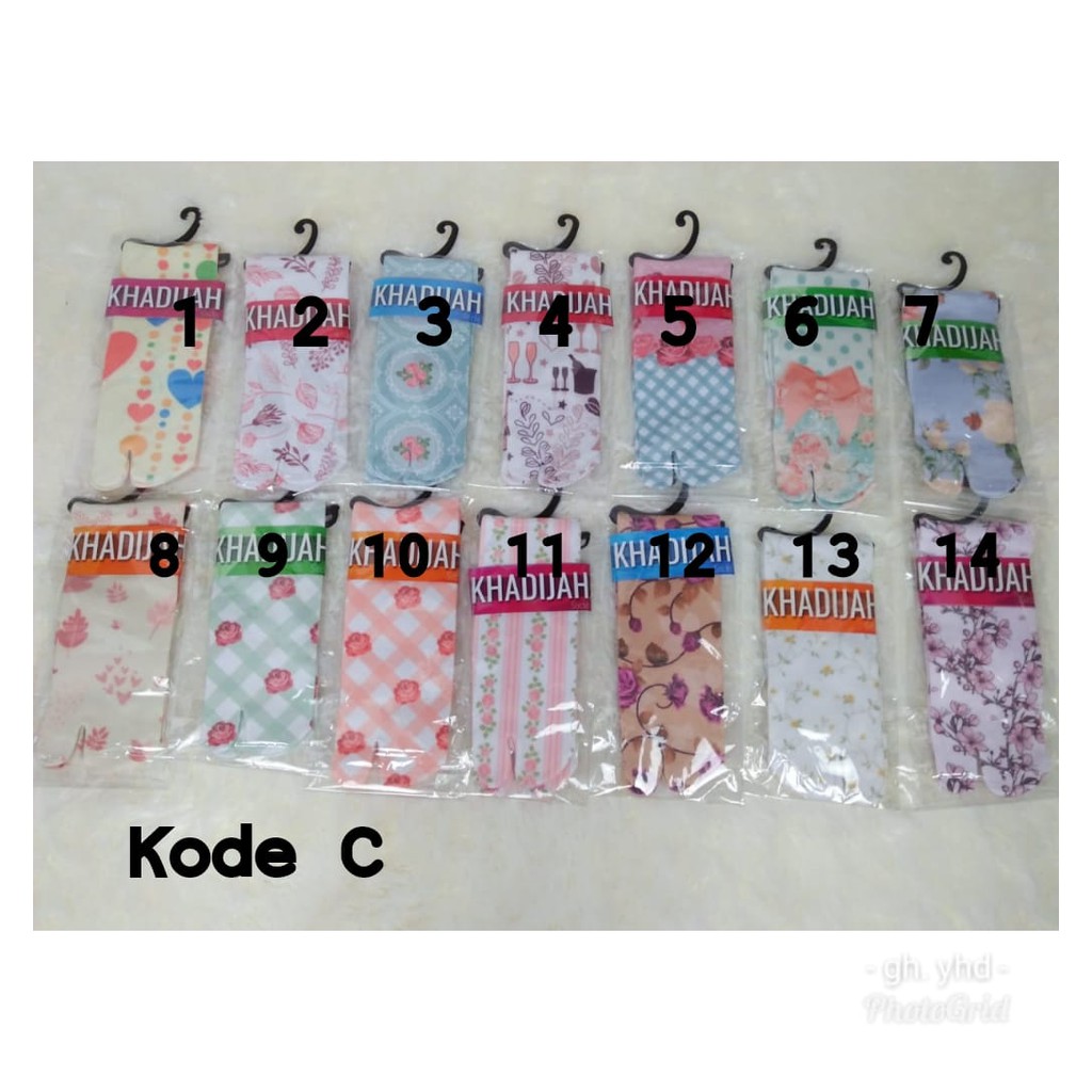 Kaos kaki shabby syantiik printing motif kaoskaki lucu unik