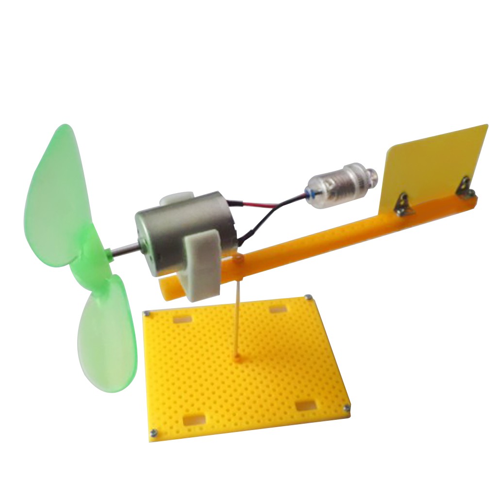 Mini Wind Generator Miniature Wind Turbine Model Set Kits Teaching Tool E10 Shopee Indonesia