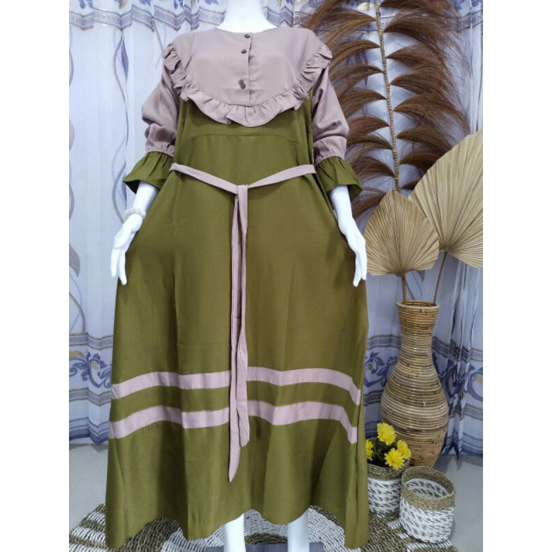 Gamis moscrepe premium