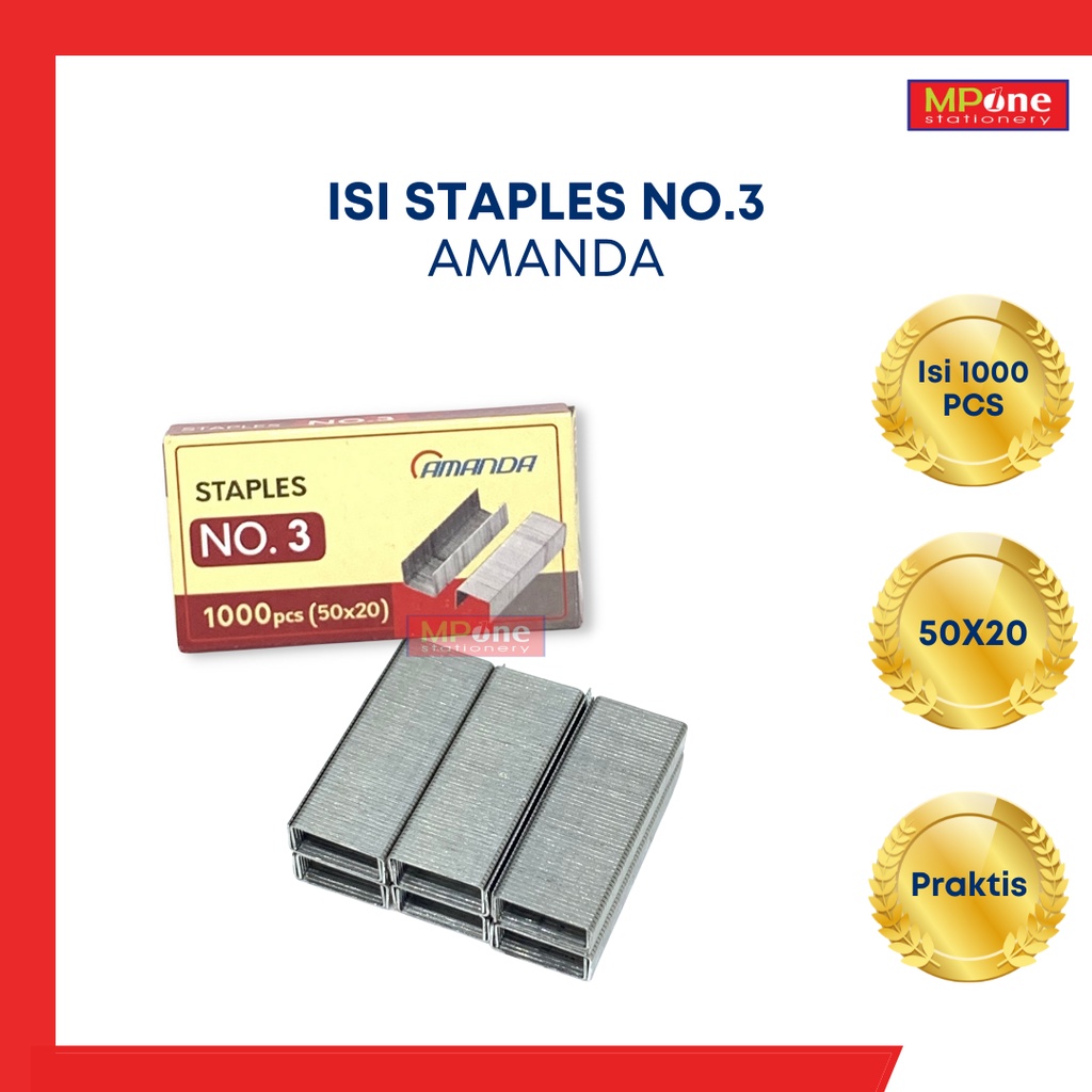 

Isi Staples No.3 / Isi Staples No. 3 Amanda