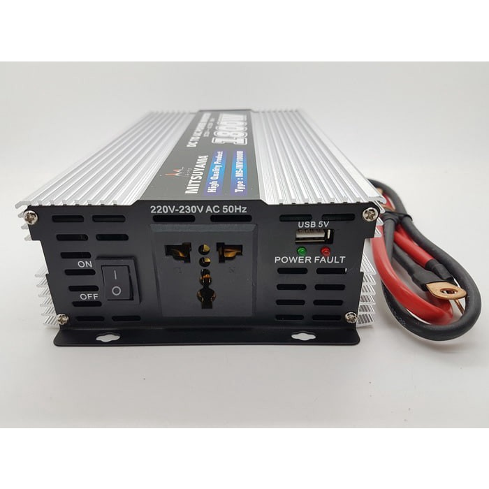 COD Power Inverter 1800 watt DC to AC  Merk MITSUYAMA + USB 5v MS-INV1800W