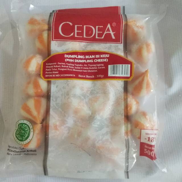 

Cedea Fish Dumpling Cheese 500gr