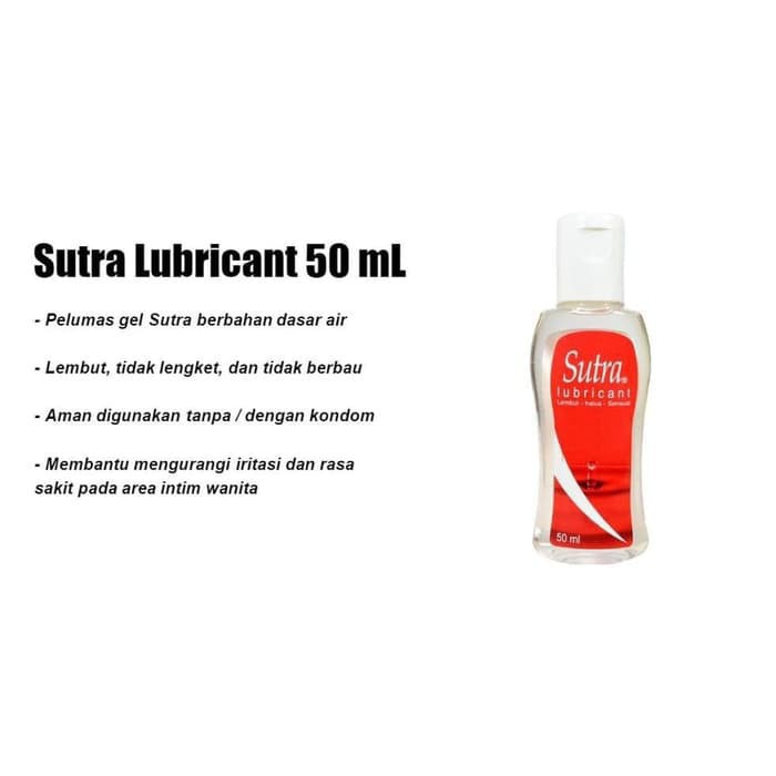 Sutra Lubricant - Pelumas Pelicin - Pelumas Gel Sutra Lubrikan