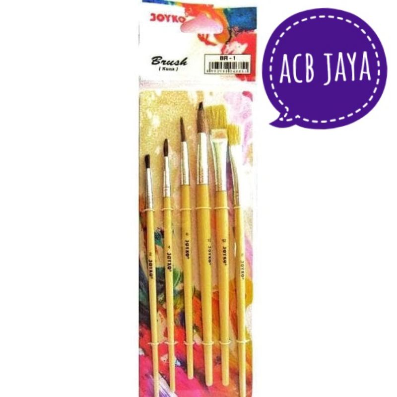 

Kuas cat air lukis set JOYKO Murah
