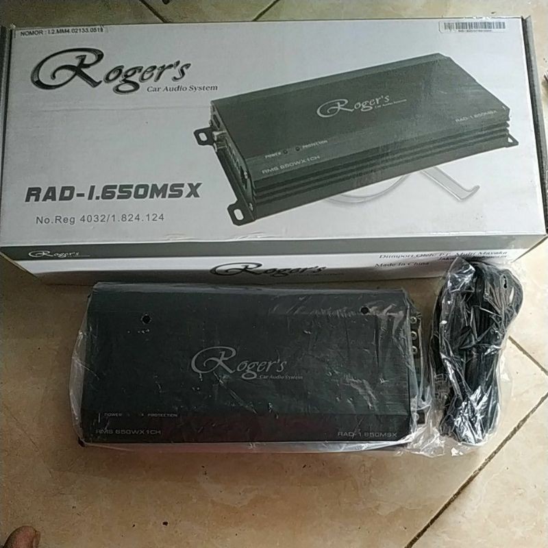 power monoblok Rogers RAD-1. 650MSX