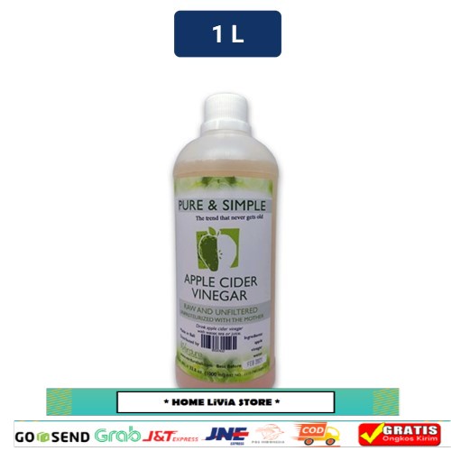 

Verdure Apple Cider Vinegar Cuka Apel 1 L