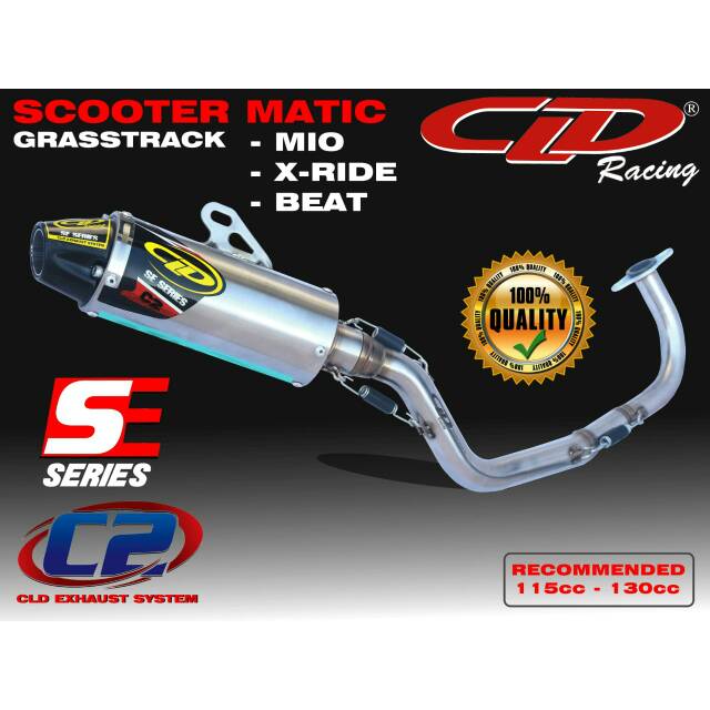 KNALPOT XRIDE GTX CLD C2 SE SERIES