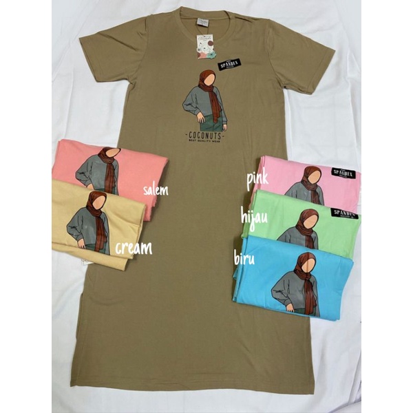 TUNIK/ATASAN WANITA SALBON DK KAOS PREMIUM BY COCONUTS