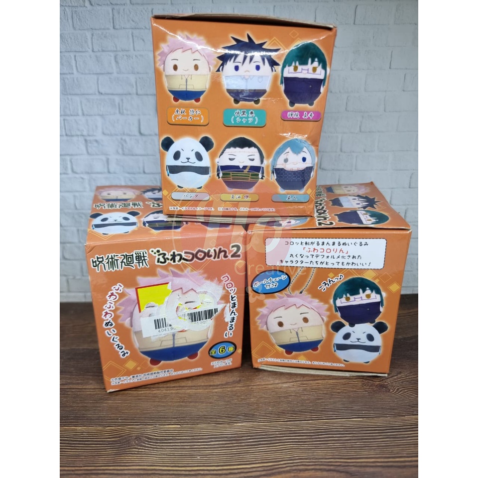 [OFFICIAL MERCHANDISE] Jujutsu Kaisen Fuwakororin Plush Plushie Doll Boneka Gantungan Koleksi Keycha
