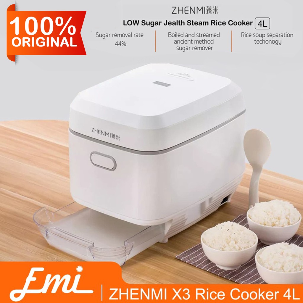 ZHENMI X3 Rice Cooker Health Penanak Nasi Rendah Gula 4L