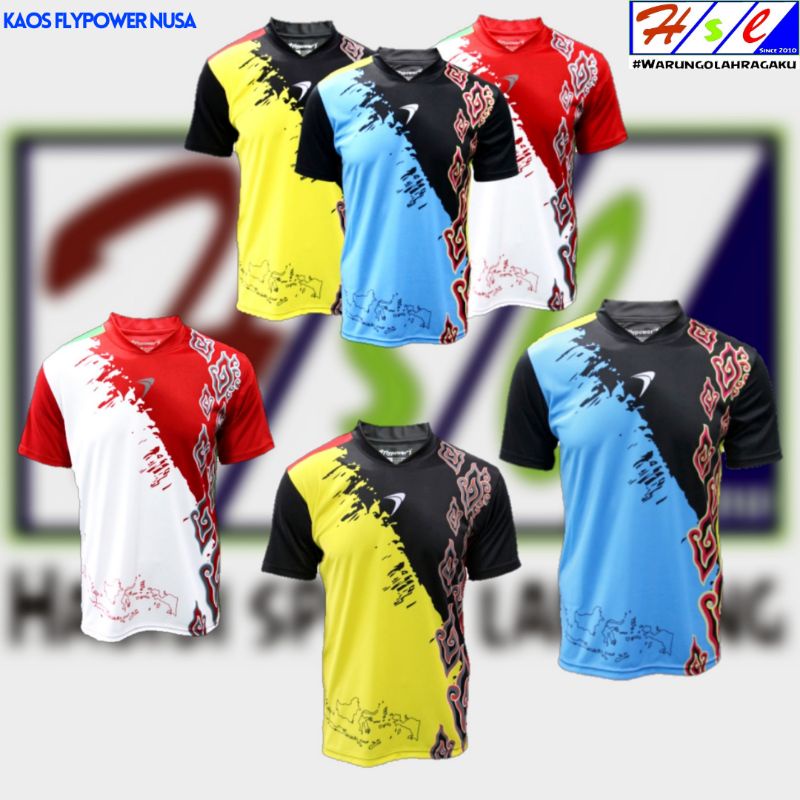 kaos Flypower Nusa mens (dewasa) dan kaos Flypower Nusa kids