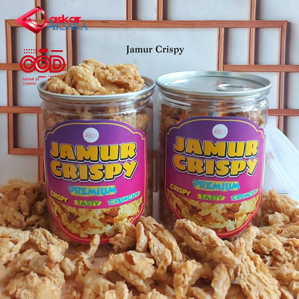 

Can - Jamur Krispy Asin Gurih Crispy Mushroom Homemade / Premium