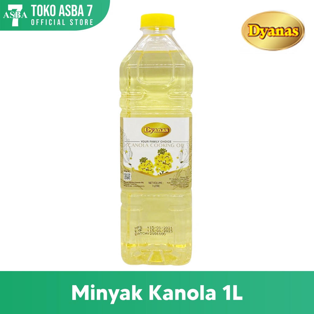 

Dyanas Canola Cooking Oil 1Liter
