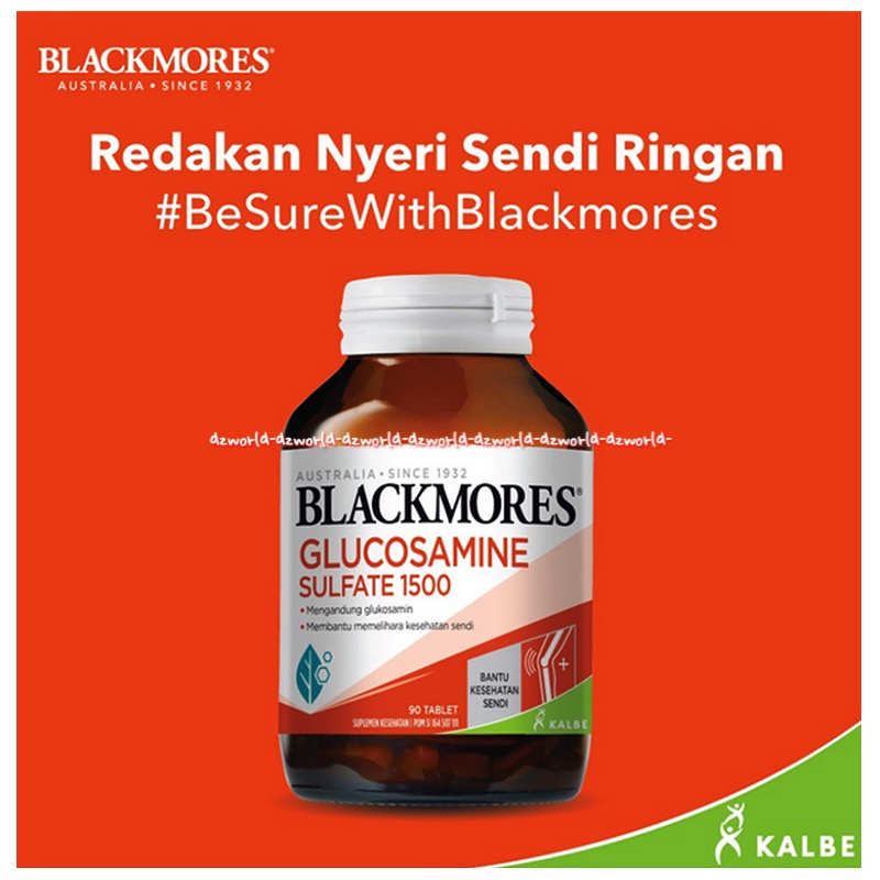 Blackmores 90table Glucosamin Sulfate Suplemen Untuk Nyeri Sendi Black Mores