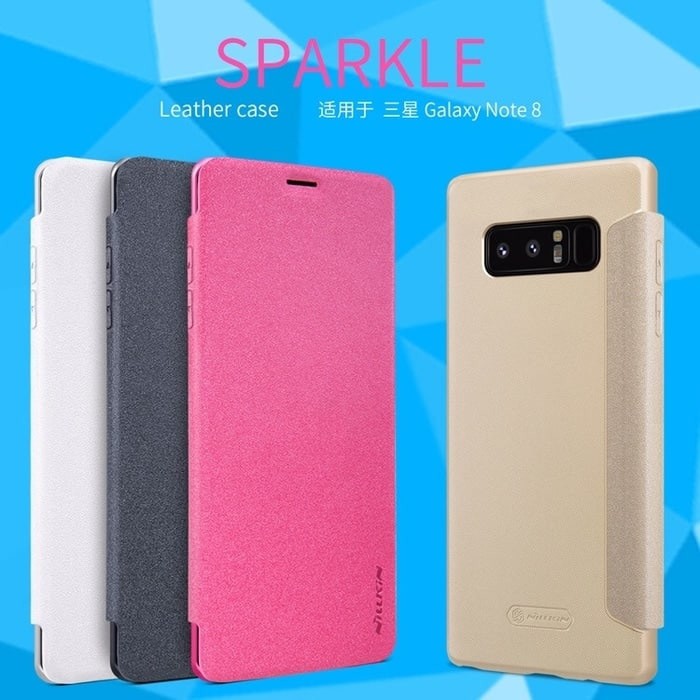 SAMSUNG Galaxy Note 8 Flip Cover NILLKIN Sparkle Hard Case