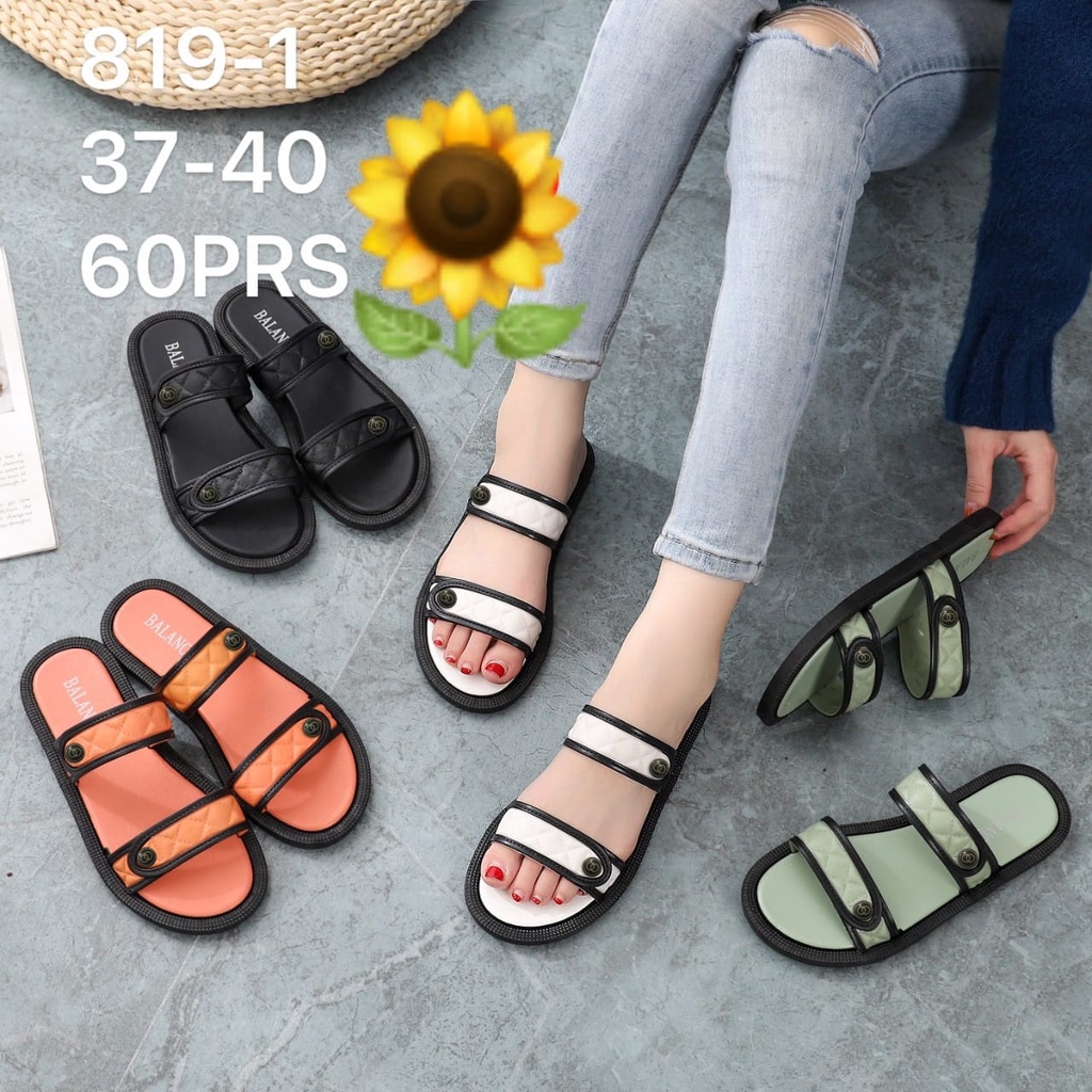 Sandal Karet Jelly Wedges Wanita import Model Terbaru Original Kekinian by AGUNG STYLE Balance 819-1