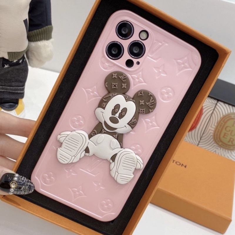 LV Mickey Case Iphone 13 13 Pro Max 13 Mini 7 plus 7+ 8 8+ X Xs Xr XsMAX 11 11Pro 11ProMax 12 12Mini 12Pro 12ProMax 13Promax