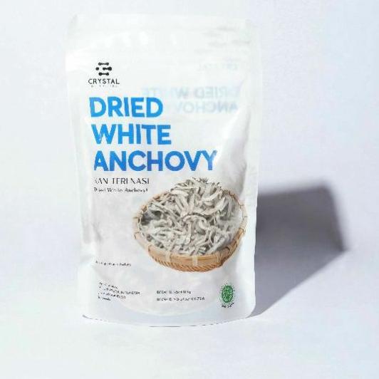 

Crystal of the Sea - Dried White Anchovy 80G / Ikan Teri Kering Bebas Formalin & Pengawet Low Salt 향