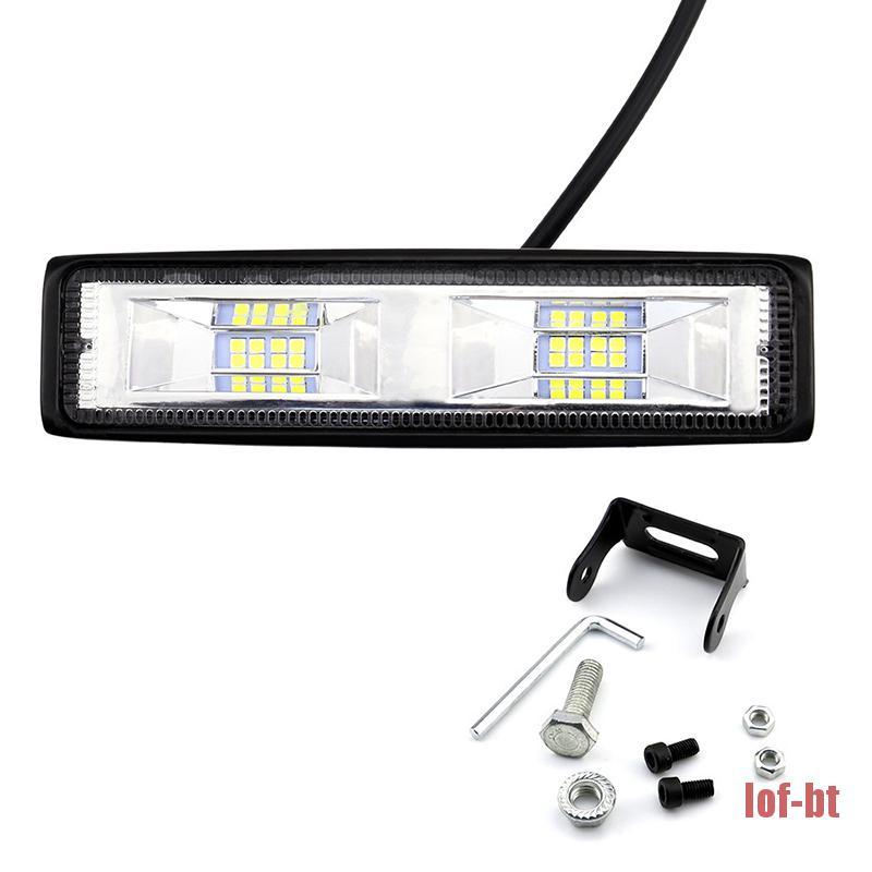 [lof-auto] 16LED Work Light Bar 48W 6000K Waterproof Car Spot Beam Fog Driving Lamp