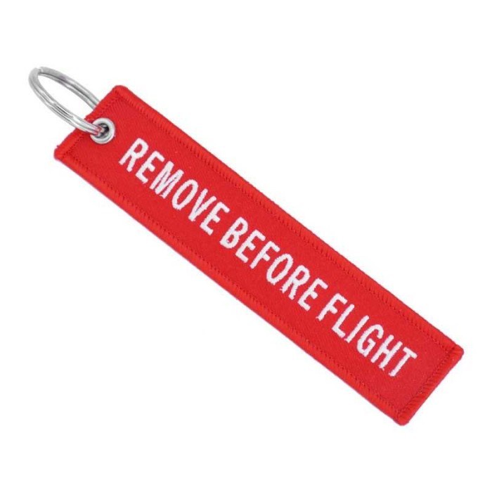 

Hot Sale Gantungan Kunci Fashion Gantungan Tas Koper Tag Remove Before Flight Diskon