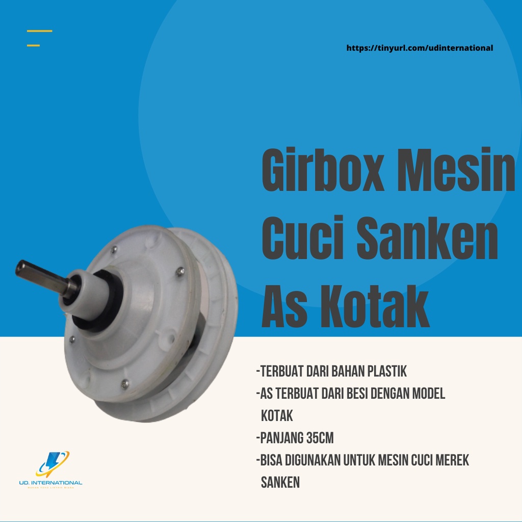 Jual Girbox Gear Box Mesin Cuci Sanken As Kotak Segi Shopee Indonesia