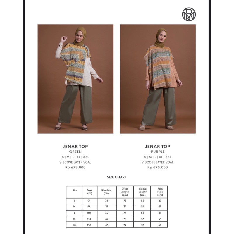 ria miranda jenar top size s