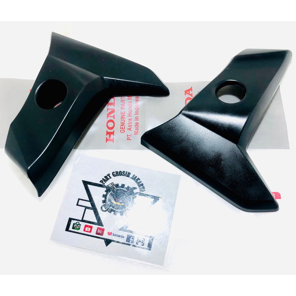COVER TUTUP PLASTIK DUDUKAN FOOTSTEP POSTEP STEP SAYAP KAKI BELAKANG KANAN KIRI SEPASANG HONDA SUPRA