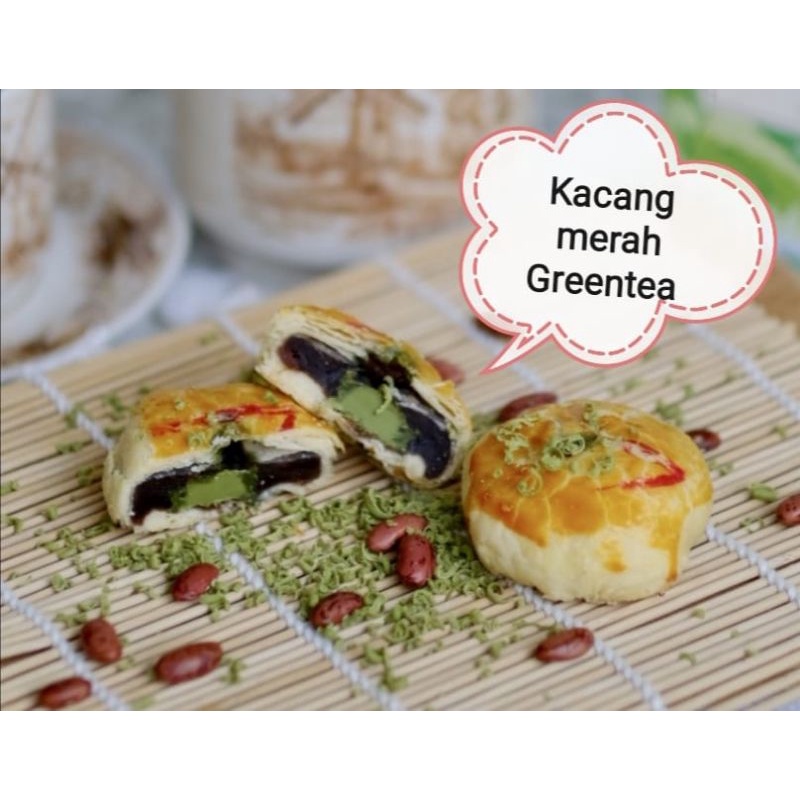 

Kacang Merah Green Tea Premium Butter Pia