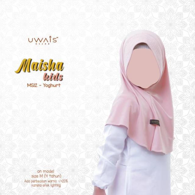 Jilbab kerudung bergo anak jersey Maisha Kids uwais hijab
