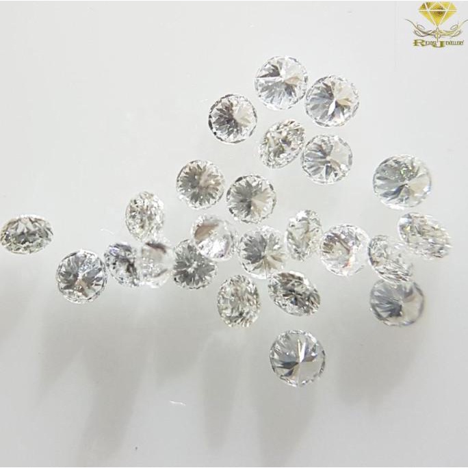 Berlian Asli Natural Diamond Tabur Putih Eropa 3mm Gugur 10 Murah KPL519