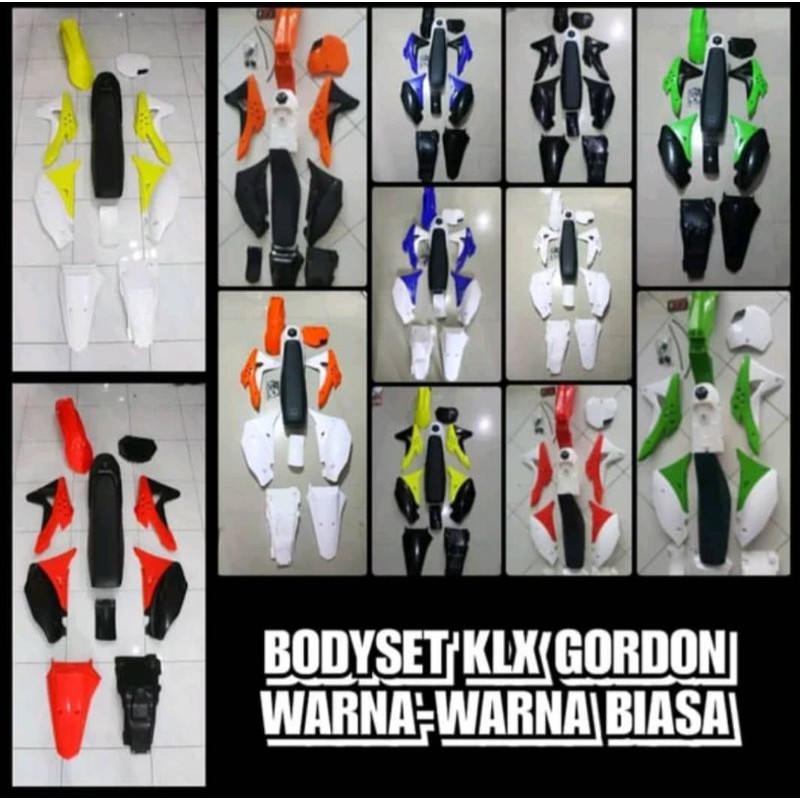 body set klx gordon's