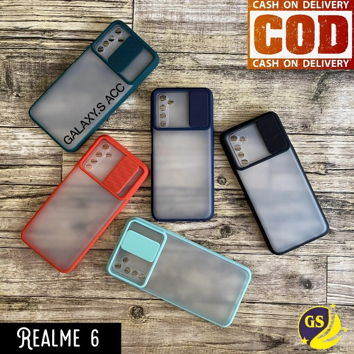 Realme 8i 8 Pro 5G REALME C35 C25S C25 C21 C20 C17 C15 7i 7 6 5 Pro 5 5i 5s Slide Case Protection Camera Pelindung Matte Candy Sliding Pelindung Kamera