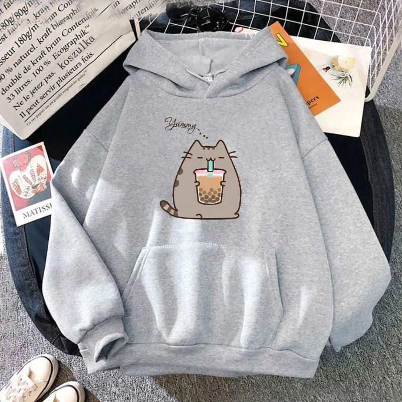 ALIEN PROJECT Sweater Cewek Wanita Series Premium Hoodie bahan fleece oversize