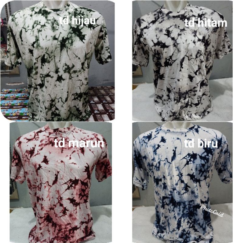 kaos oblong tie dye new