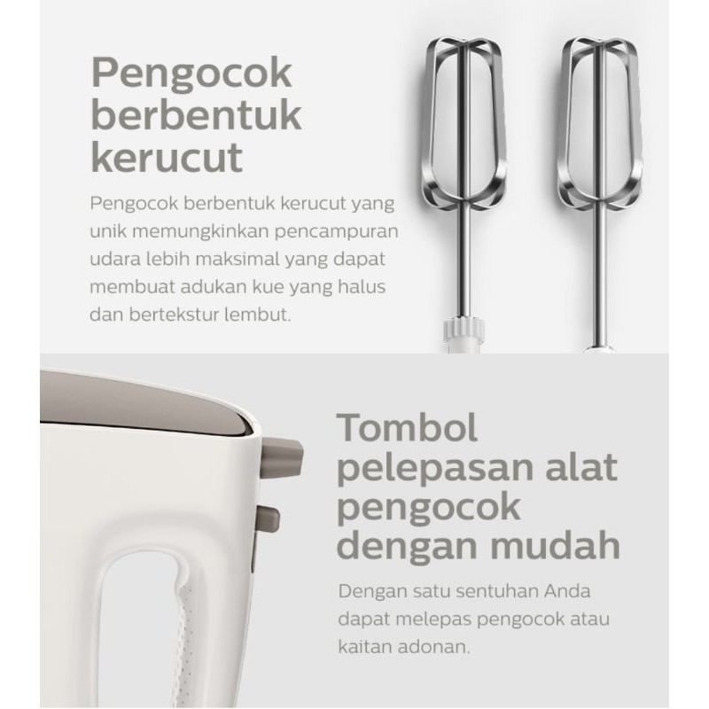 PHILIPS HAND MIXER HR 1552 MIXER TANGAN